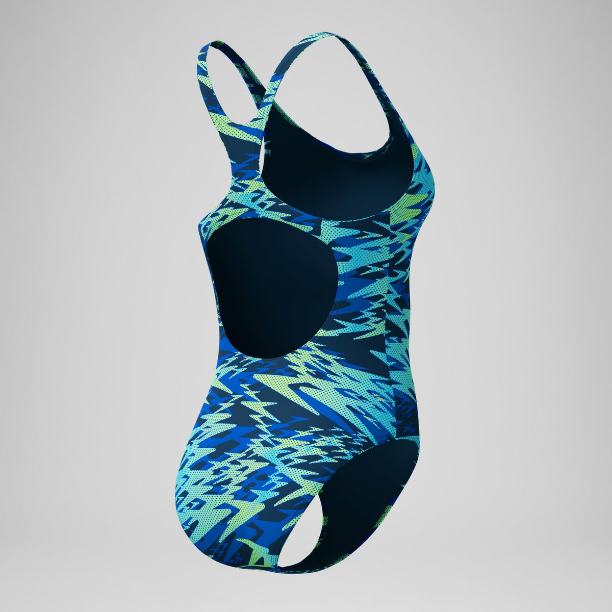 Hyperboom Printed Medalist Swimsuit Blue/Green | Speedo