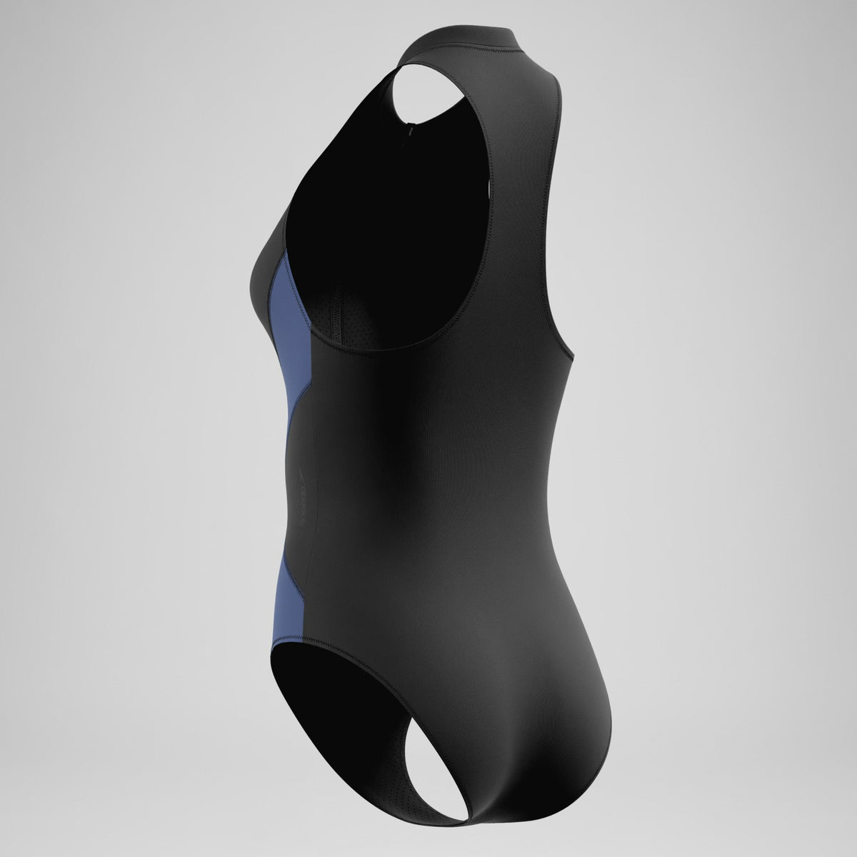 Ocean Flex Zip Swimsuit Black/Blue | Speedo