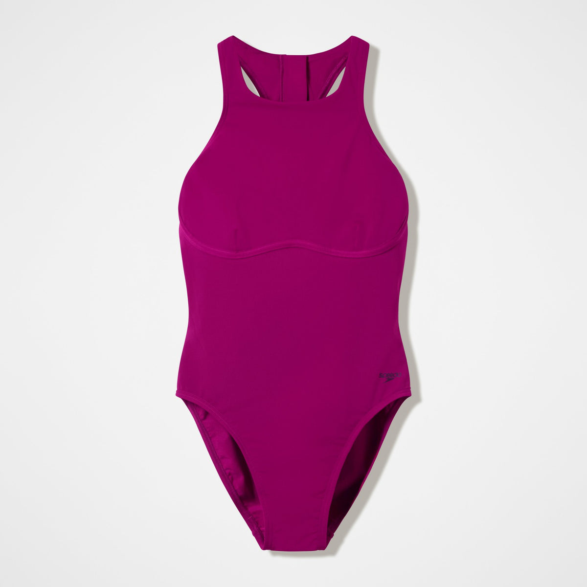 Racerback Zip Swimsuit Dark Pink | Speedo