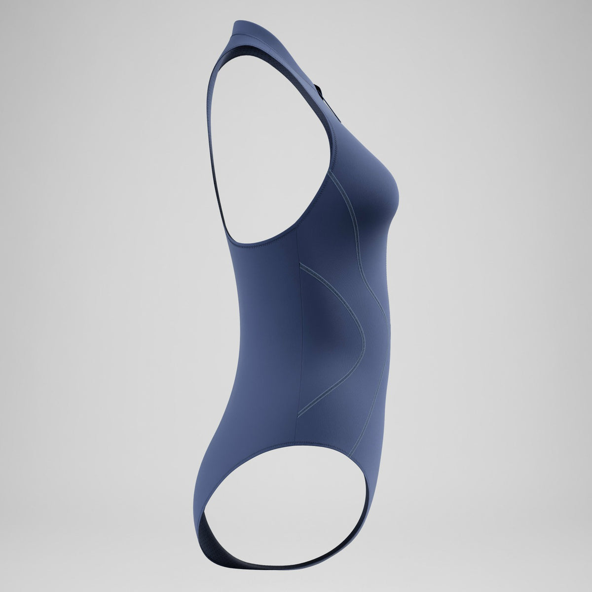 Ocean Flex Zip Swimsuit Grey/Blue | Speedo