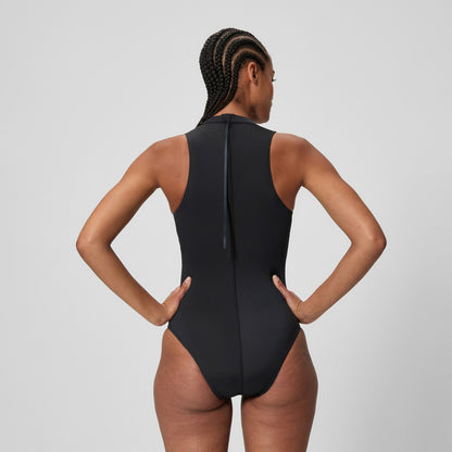 Boom Solid Hydrasuit Black/Turquoise | Speedo