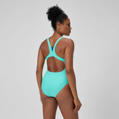 Solid Highneck One Piece Turquoise | Speedo