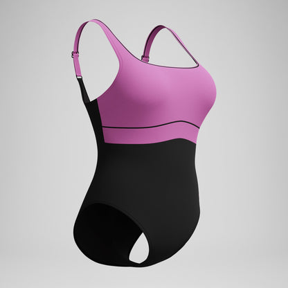 Shaping Contour Eclipse Swimsuit Black/Pink | Speedo