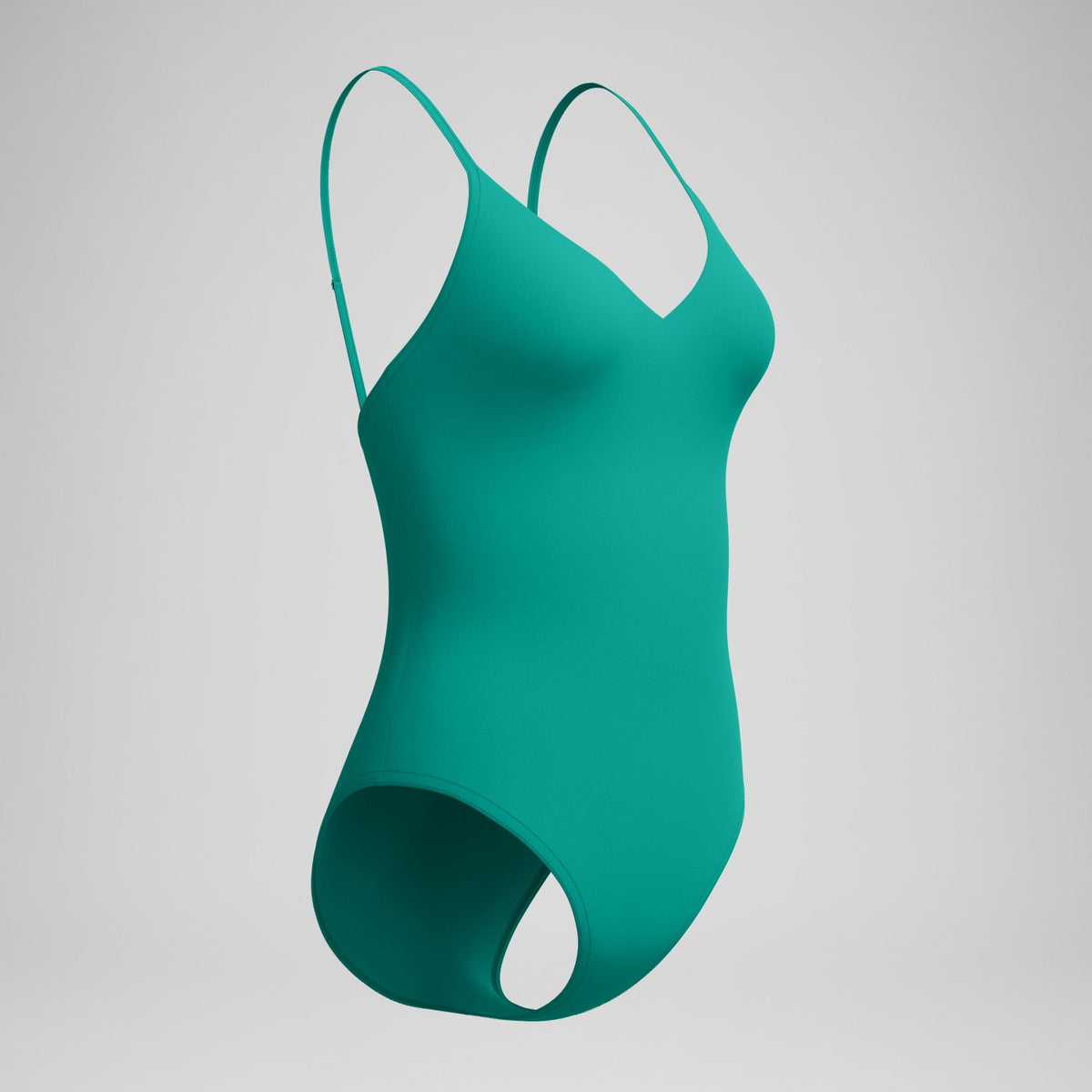Solid V-Neck One Piece Teal | Speedo