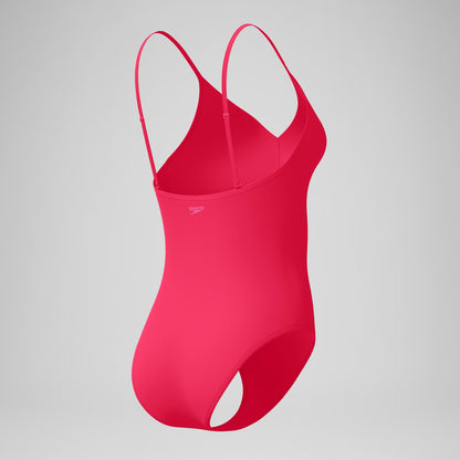 Solid V-Neck Swimsuit Ruby | Speedo