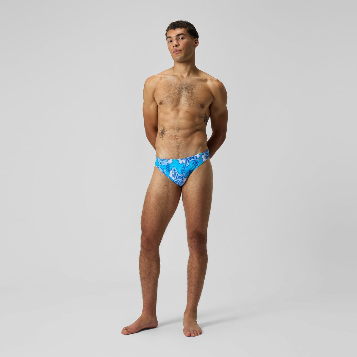 Print Beachstar Brief Light Blue/White | Speedo