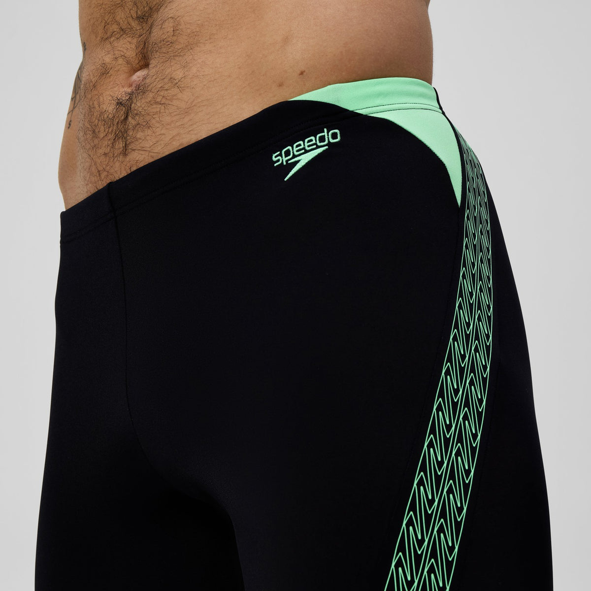 Hyperboom Splice Jammer Black/Green | Speedo
