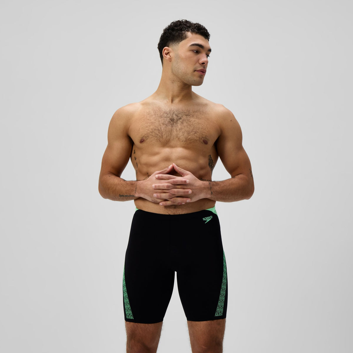 Hyperboom Splice Jammer Black/Green | Speedo