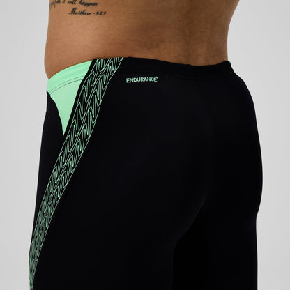 Hyperboom Splice Jammer Black/Green | Speedo