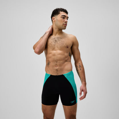 Endurance+ MAX Splice Mid Jammer Black/Turquoise | Speedo