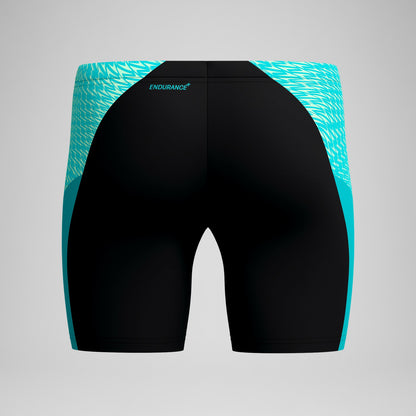 Endurance+ MAX Splice Mid Jammer Black/Turquoise | Speedo