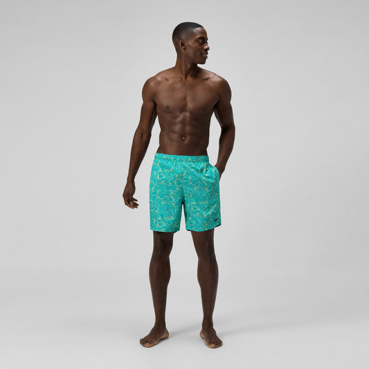 Xpress Lite Allover Swim Shorts Turquoise | Speedo