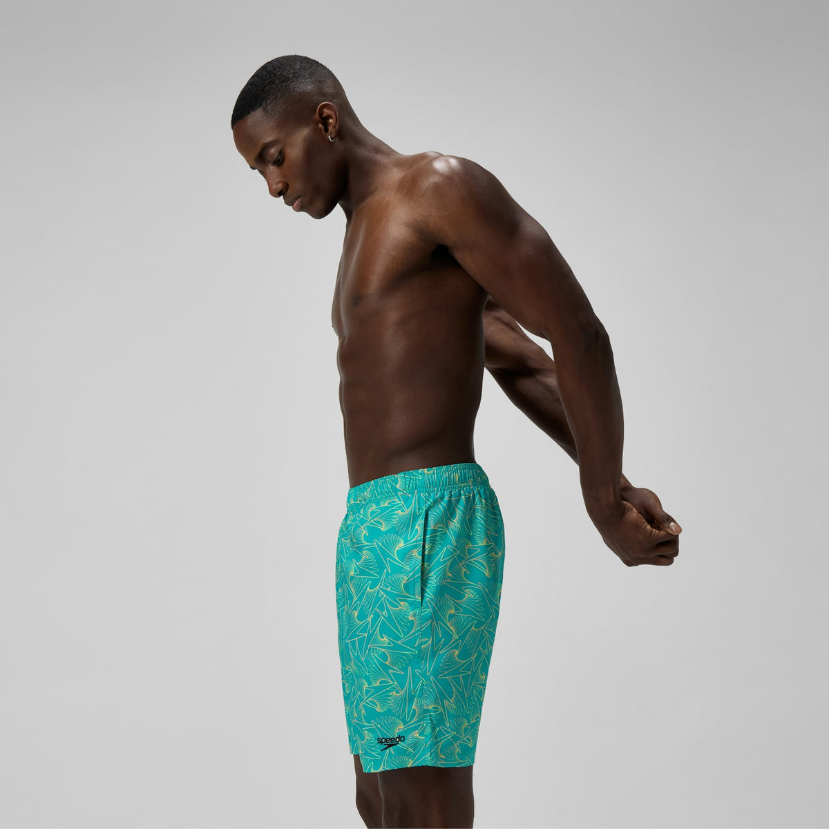 Xpress Lite Allover Swim Shorts Turquoise | Speedo