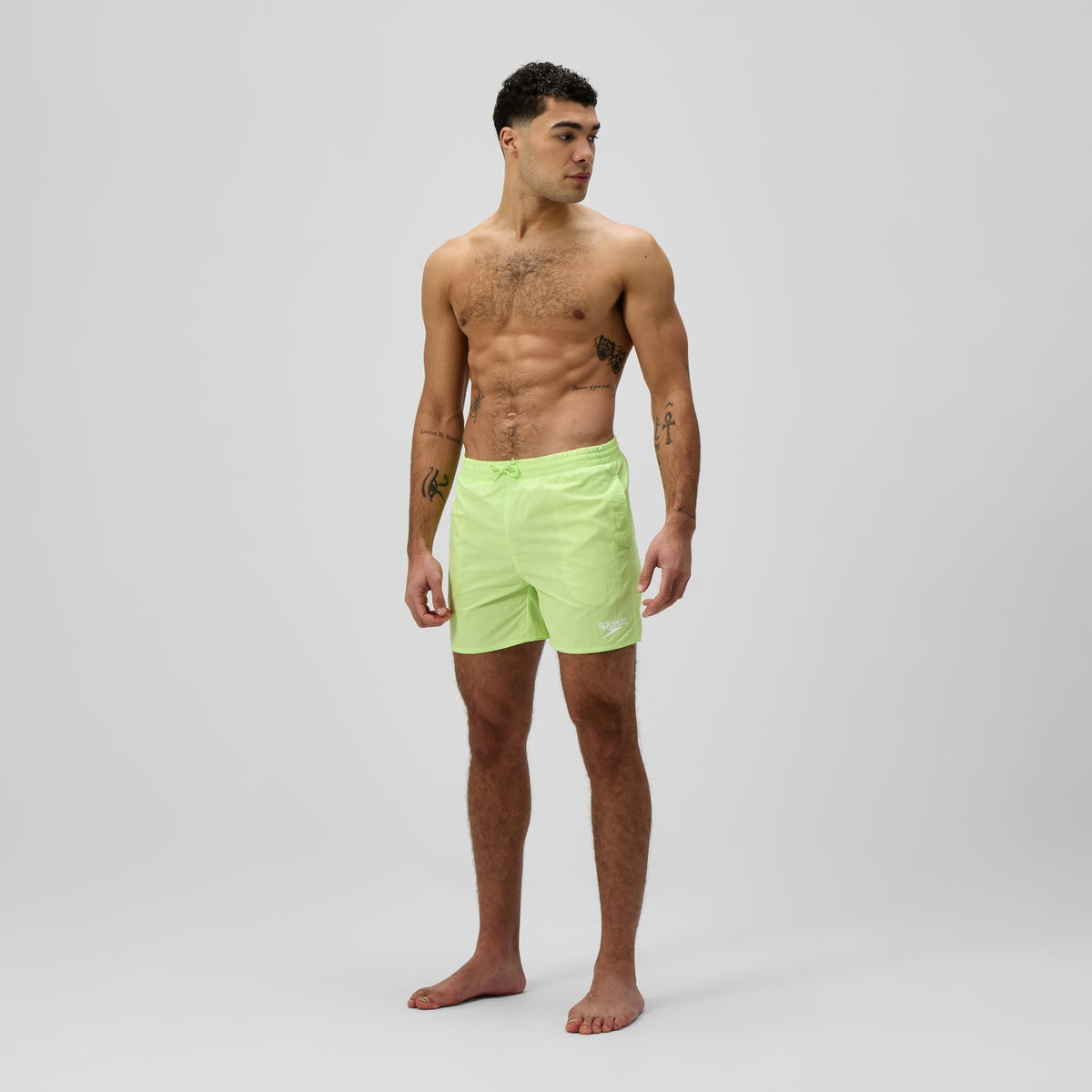 Essential Solid Swim Shorts Green | Speedo