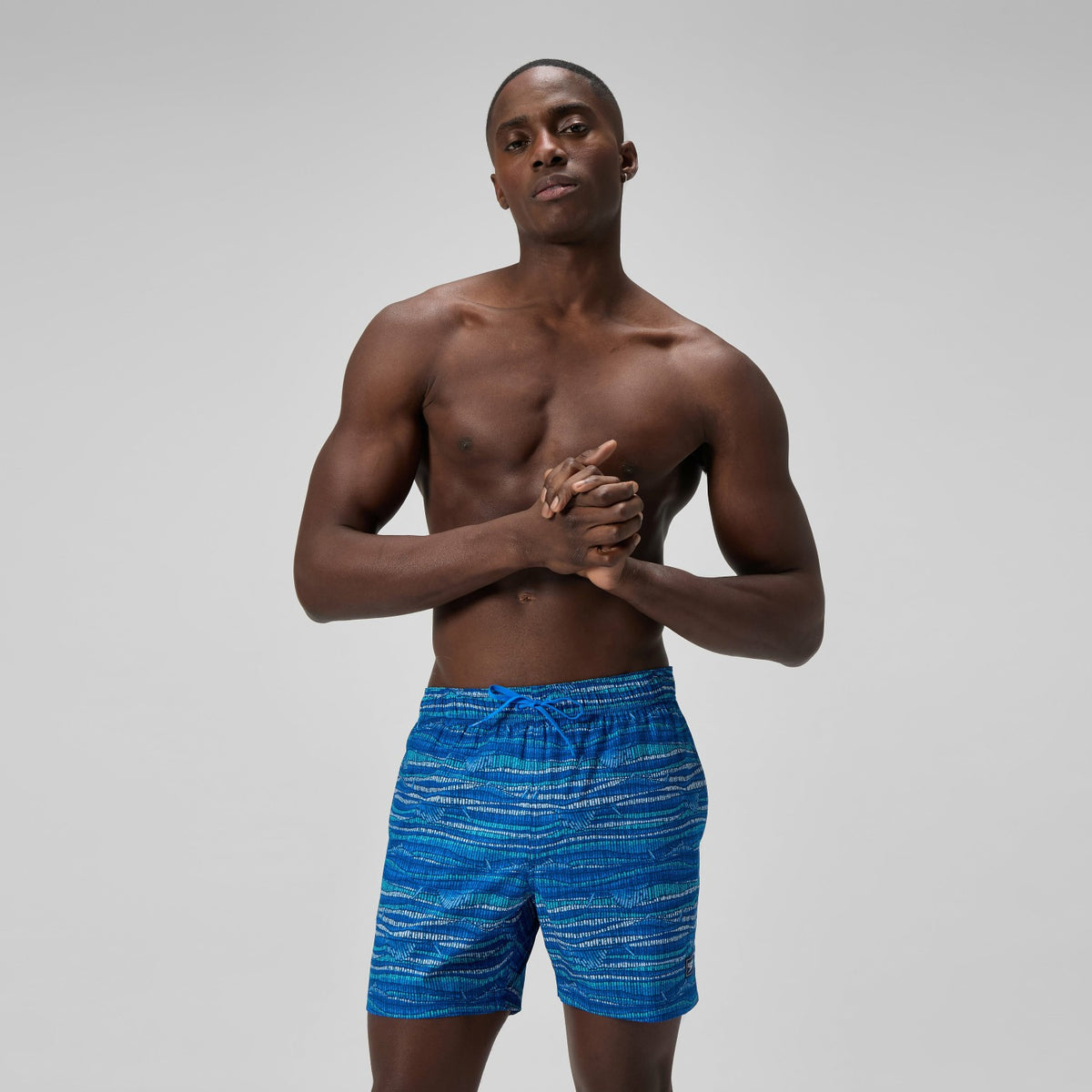Redondo Edge Printed Swim Shorts Blue | Speedo