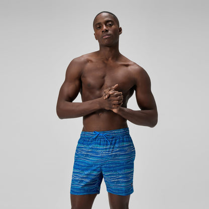 Redondo Edge Printed Swim Shorts Blue | Speedo