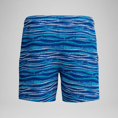Redondo Edge Printed Swim Shorts Blue | Speedo