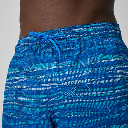 Redondo Edge Printed Swim Shorts Blue | Speedo
