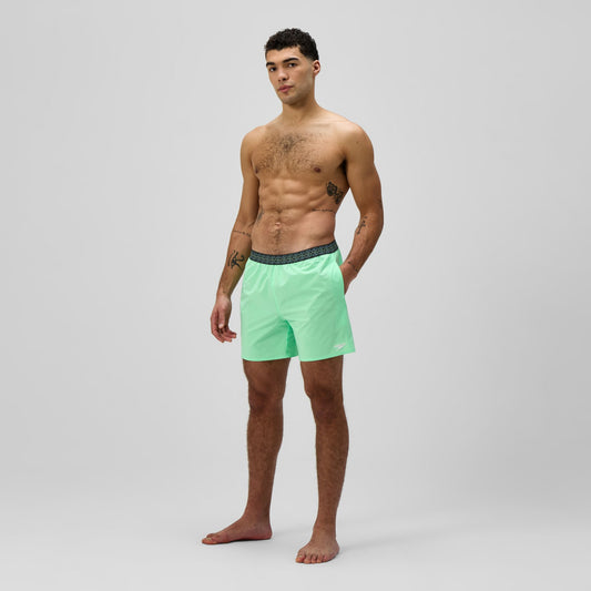 Hyperboom Band Swim Shorts Green | Speedo