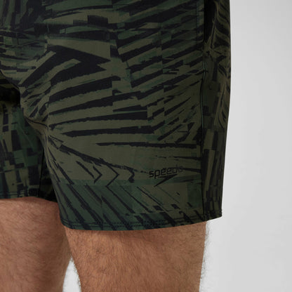 Print Volley Swim Shorts Green | Speedo