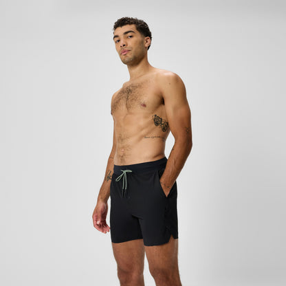 Never Stop Solid Swim Shorts Black | Speedo