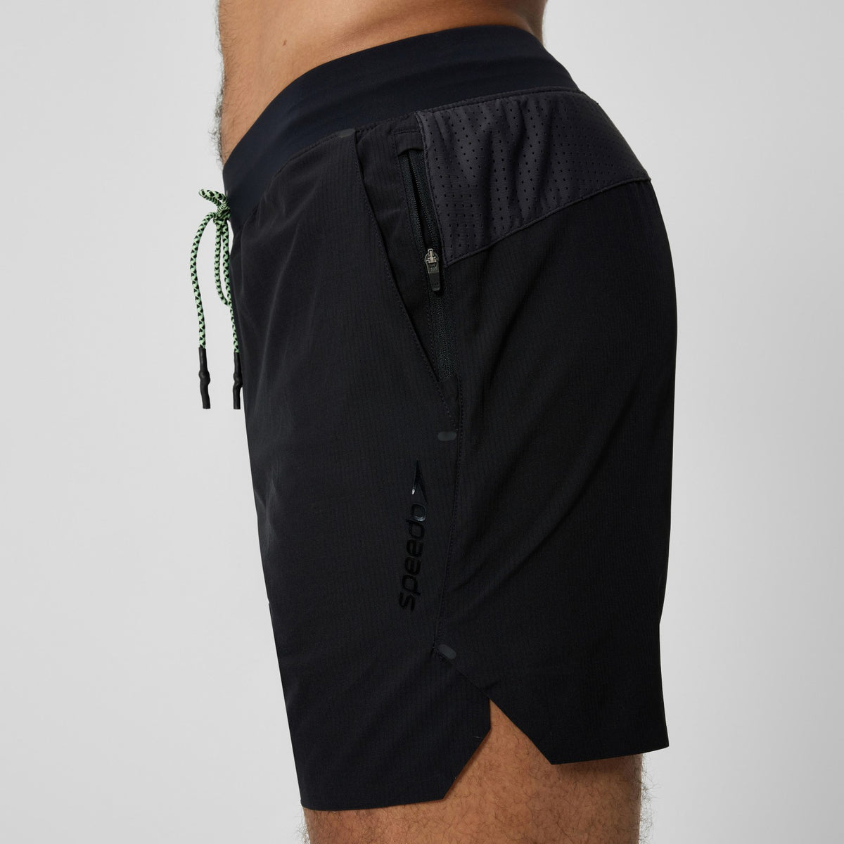 Never Stop Solid Swim Shorts Black | Speedo