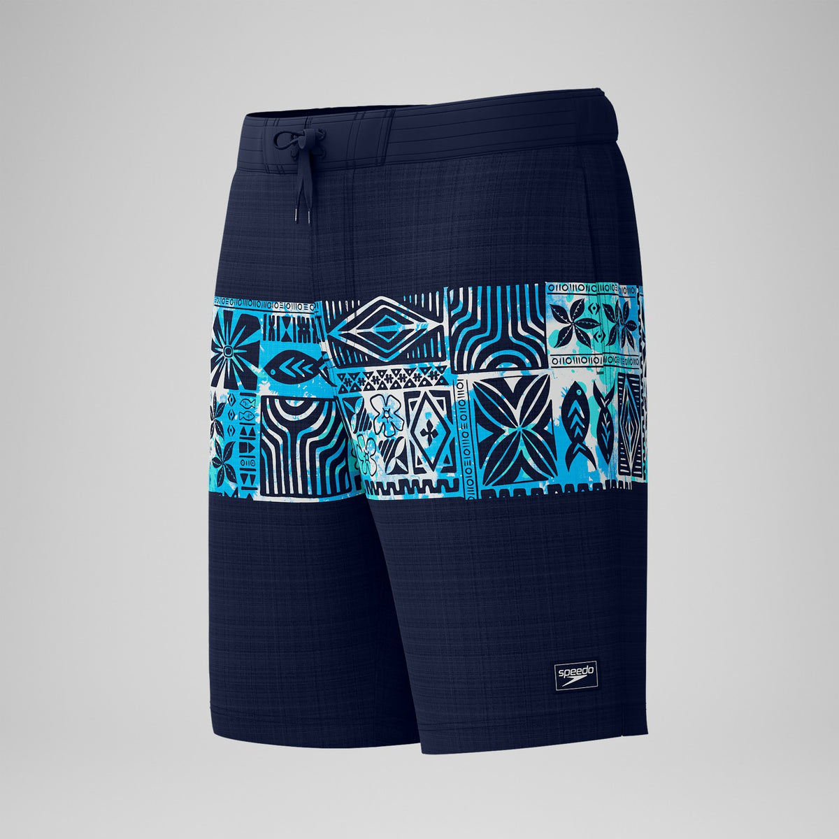 Printed Bondi Swim Shorts Navy/Blue | Speedo