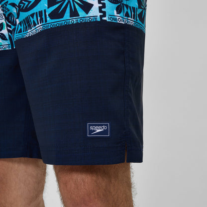 Printed Bondi Swim Shorts Navy/Blue | Speedo