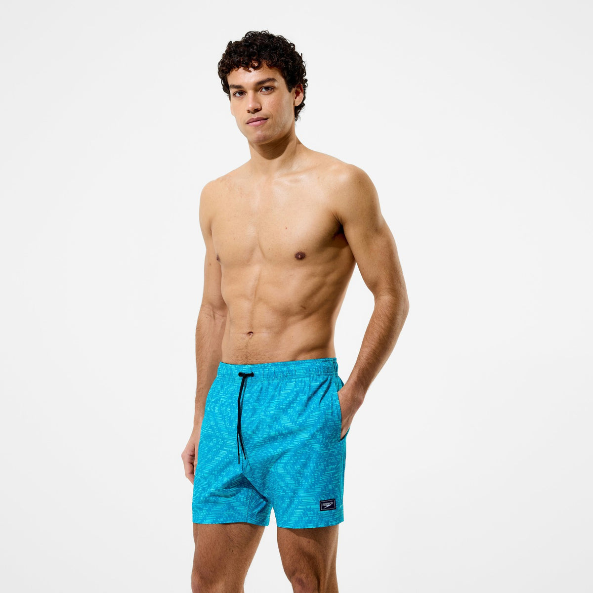 Redondo Edge Printed Swim Shorts Turquoise | Speedo