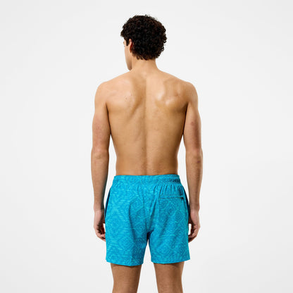 Redondo Edge Printed Swim Shorts Turquoise | Speedo