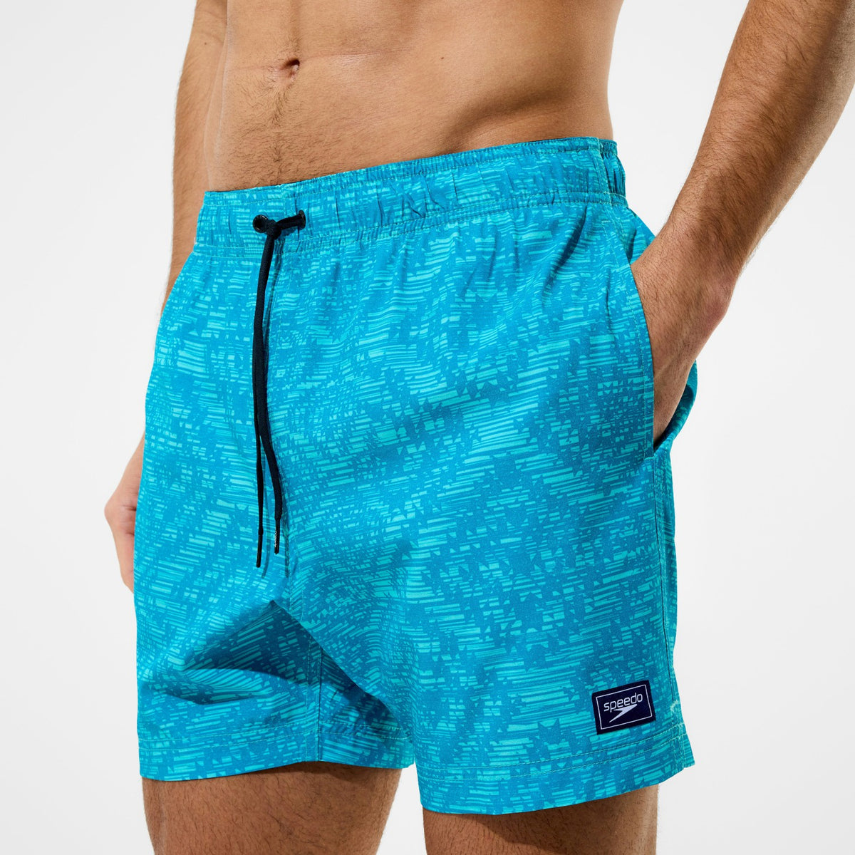 Redondo Edge Printed Swim Shorts Turquoise | Speedo