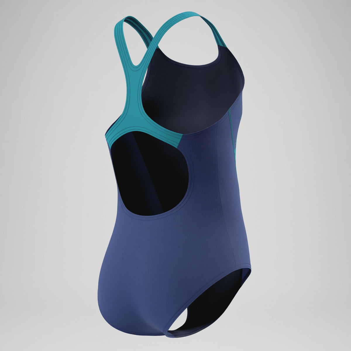 Girls Medley Logo Medalist Swimsuit Blue | Speedo