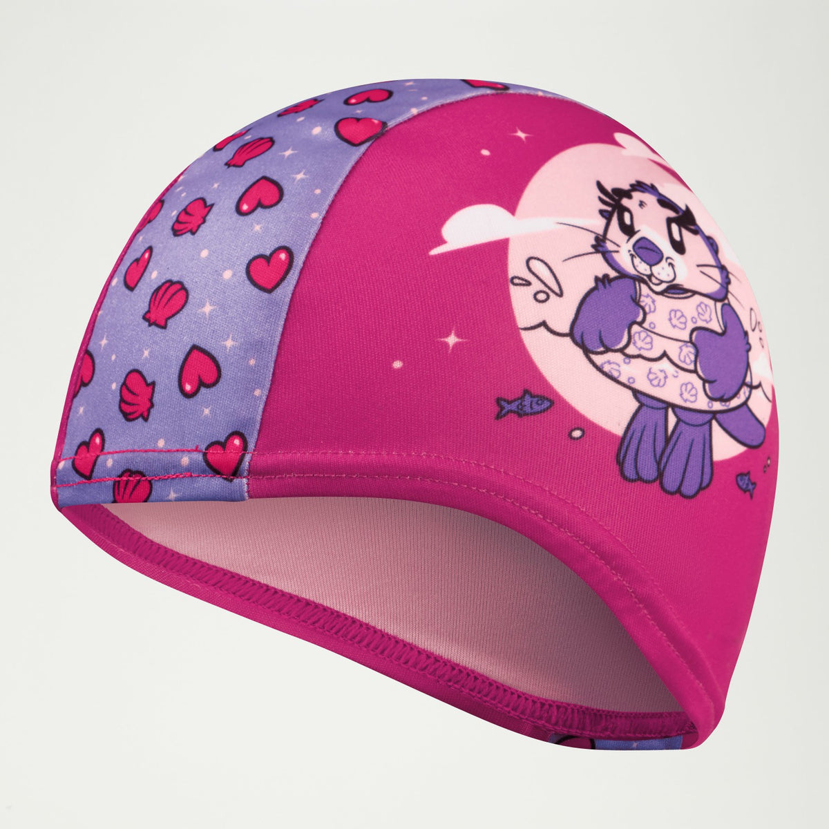 Infant Learn to Swim Aria Sea Otter Polyester Cap Pink | Speedo