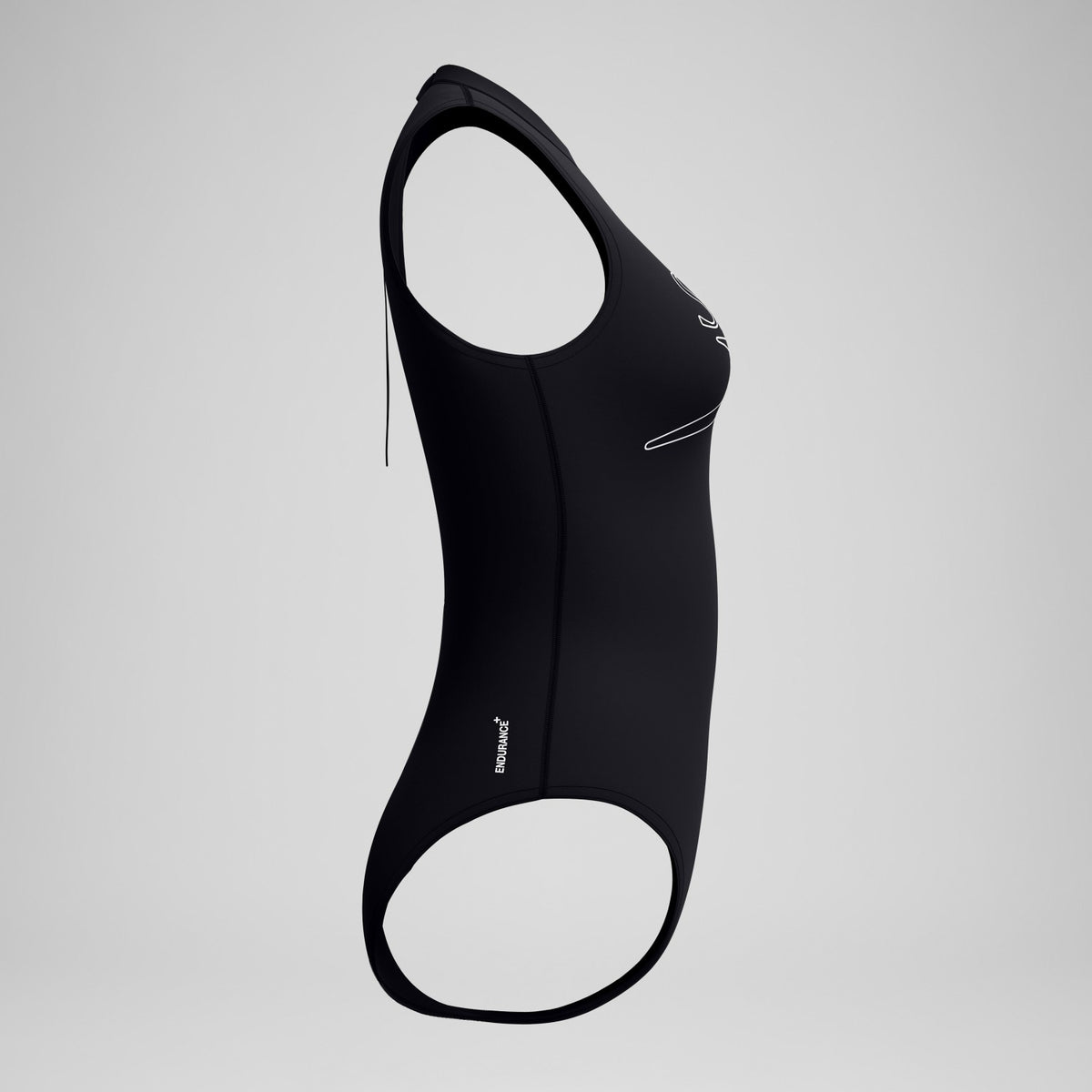 Endurance+ Logo Hydrasuit Black | Speedo