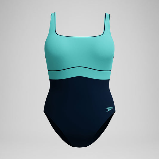 Shaping Contour Eclipse Swimsuit Navy/Turquoise | Speedo