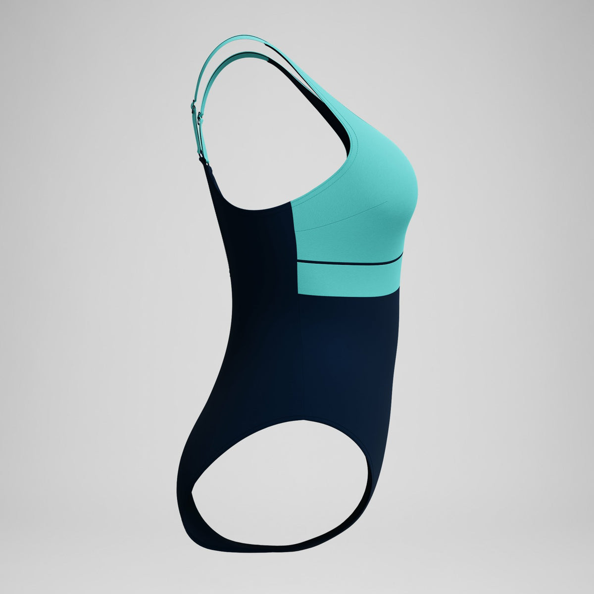 Shaping Contour Eclipse Swimsuit Navy/Turquoise | Speedo