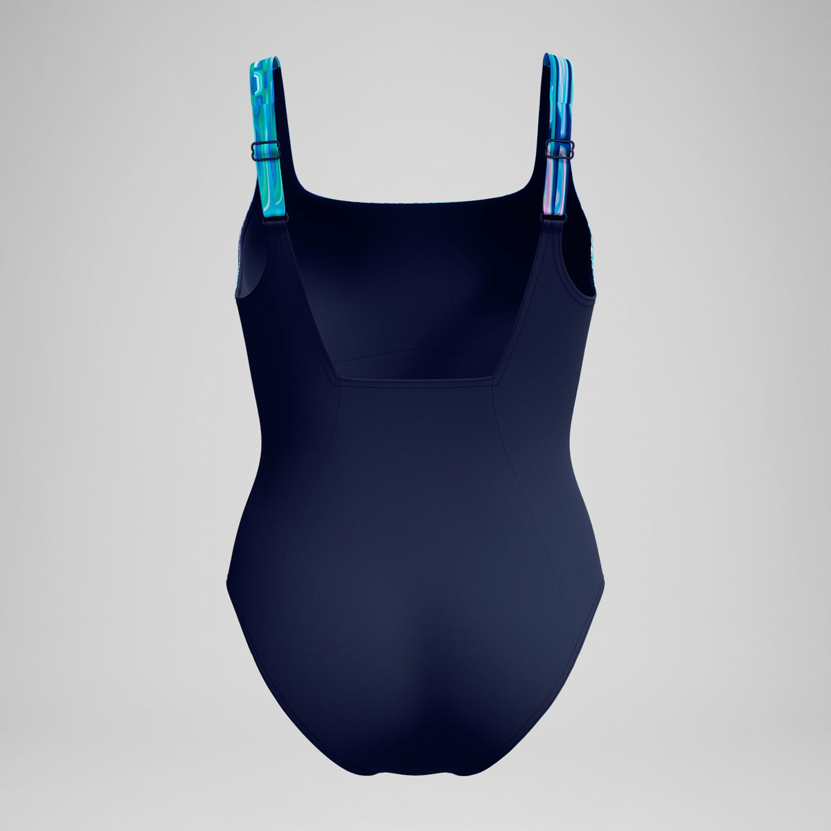 Shaping Printed Contour Eclipse Swimsuit Navy /Green | Speedo