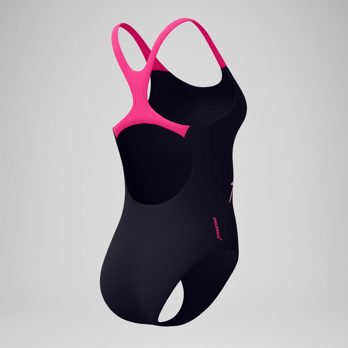 Medley Logo Medalist Swimsuit Black/Pink | Speedo