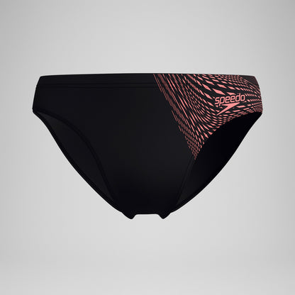 Medley Logo Brief Black/Coral | Speedo