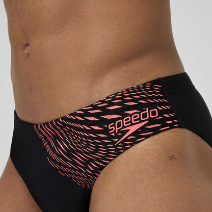 Medley Logo Brief Black/Coral | Speedo
