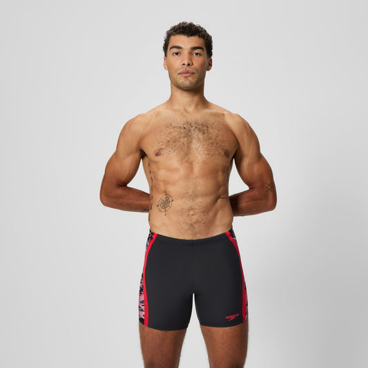 Hyperboom Splice Mid Jammer Black/Red | Speedo