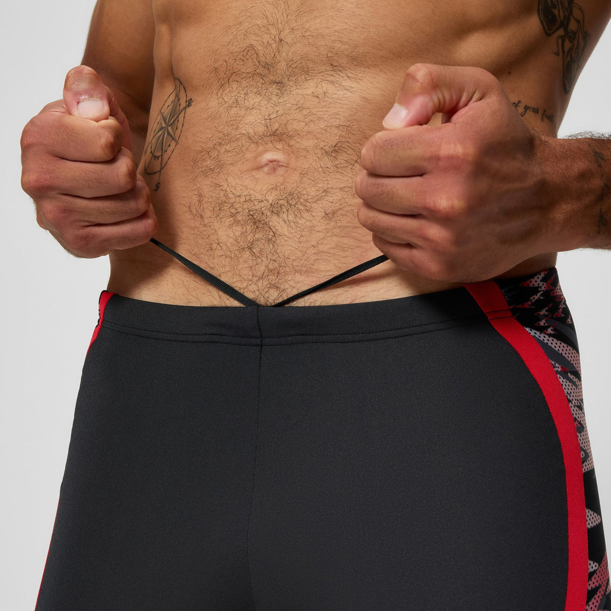 Hyperboom Splice Mid Jammer Black/Red | Speedo