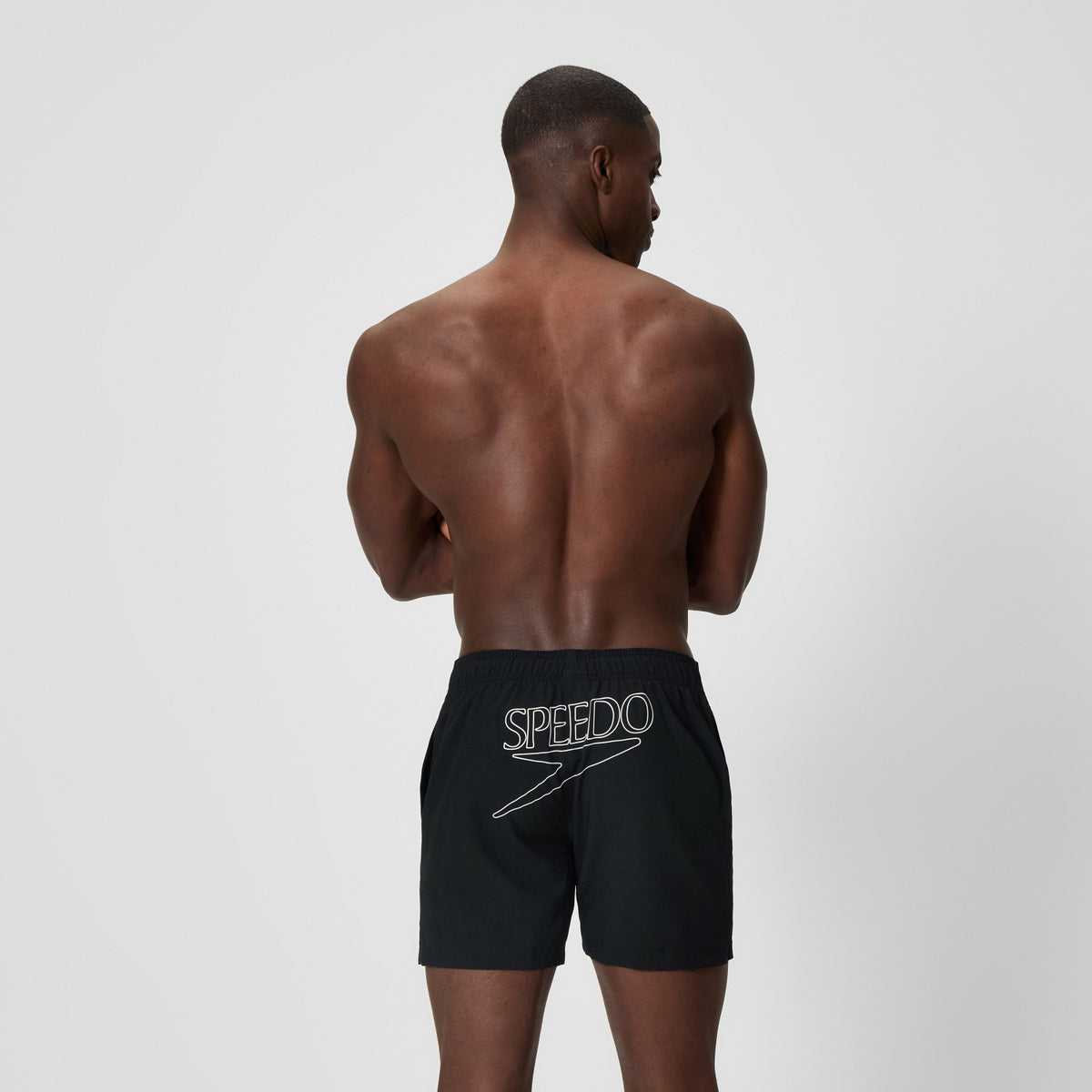 Classic Logo Swim Shorts Black | Speedo