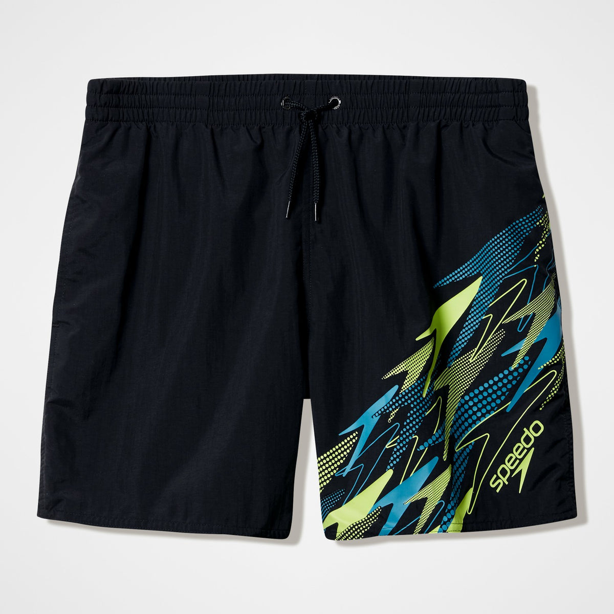 Medley Logo Swim Shorts Black/Green | Speedo