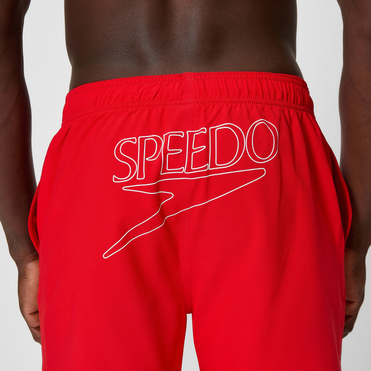 Classic Logo Swim Shorts Red | Speedo