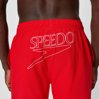 Classic Logo Swim Shorts Red | Speedo