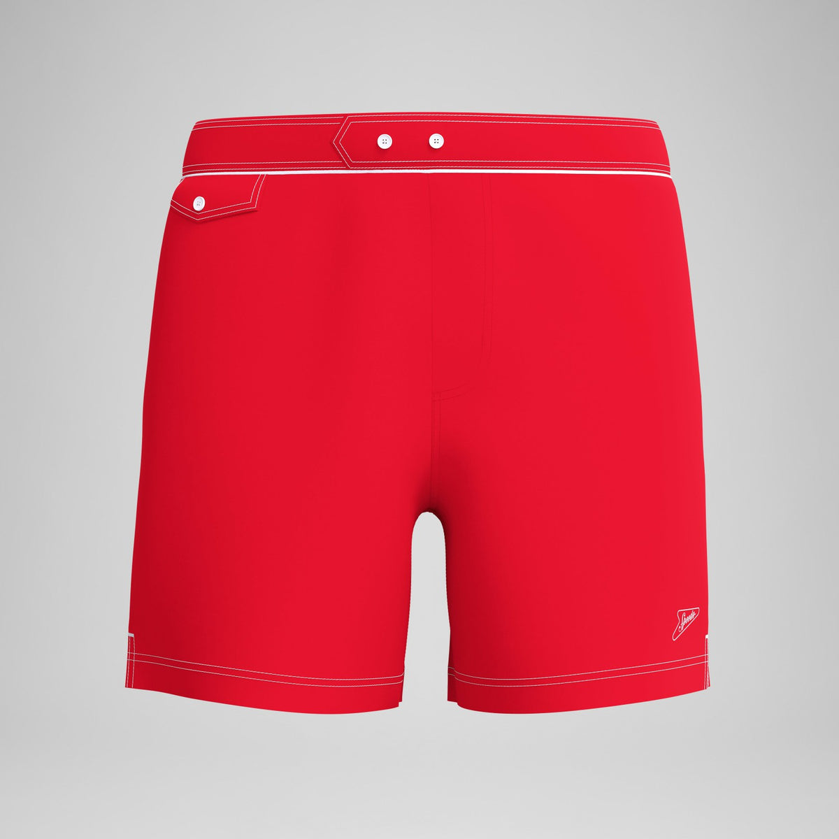 Jetstream Solid Swim Shorts Red | Speedo
