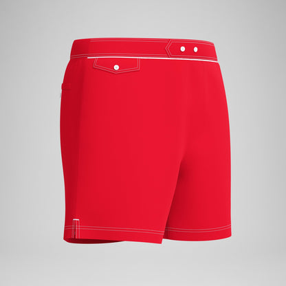 Jetstream Solid Swim Shorts Red | Speedo