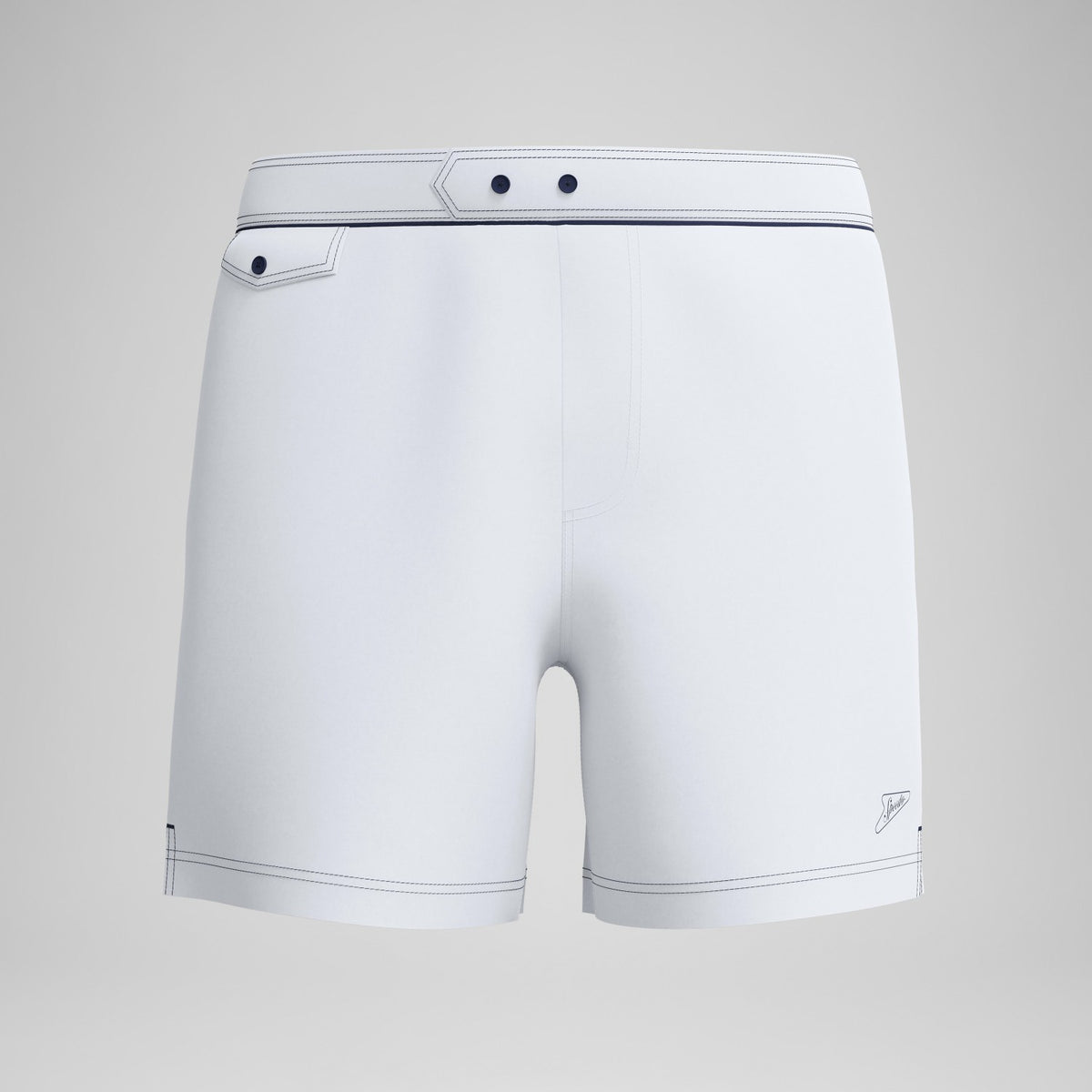 Jetstream Solid Swim Shorts White | Speedo