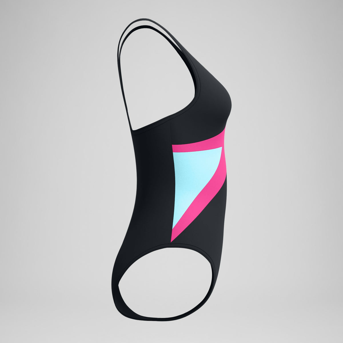 Hyperboom Butterfly Back Swimsuit Black/Pink | Speedo